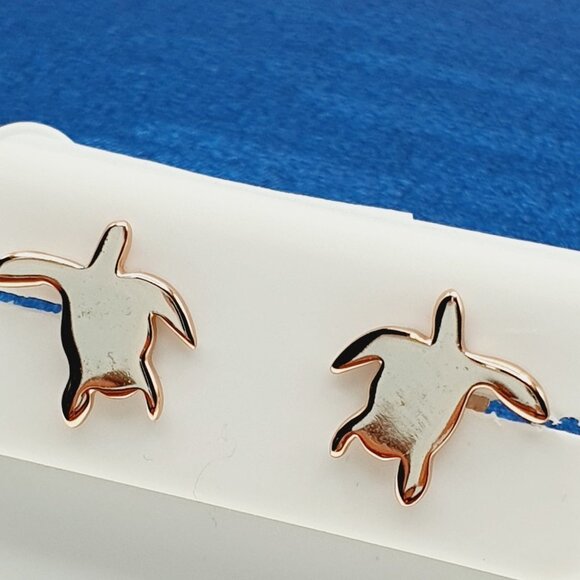 "14K Rose Gold Plated 925 Sterling Silver Earrings for Women/Girls, US44016 - Picture 4 of 8